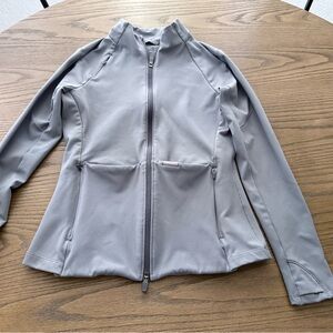 Figs Women's Light Gray Ski Jacket